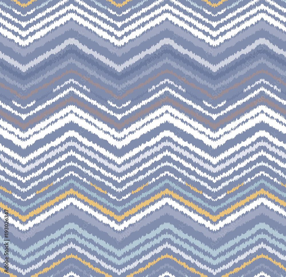 Abstract seamless pattern in ethnic style. Warm fabric.