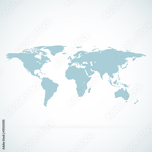 World map blank. World map vector. World map flat. World map template. World map object. World map eps. World map infographic. World map clean. World map art. World map card - stock vector