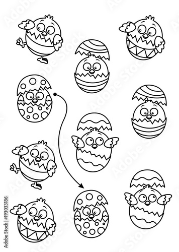 Funny ester eggs vector