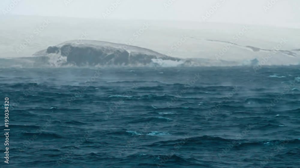 Winter antarctica landscape Winter antarctica landscape