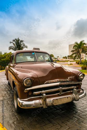 A classic car taxi, Cuba © BlokPhoto