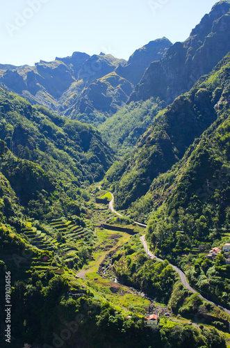 Serra de Agua valley on Madeira island, Portugal