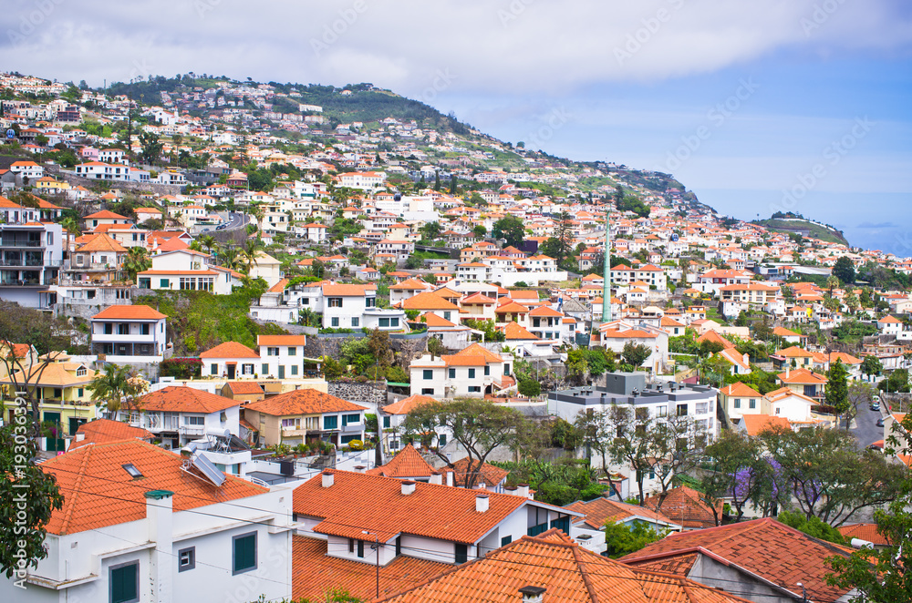 Cityscape of Funchal - Madeira island, Portugal