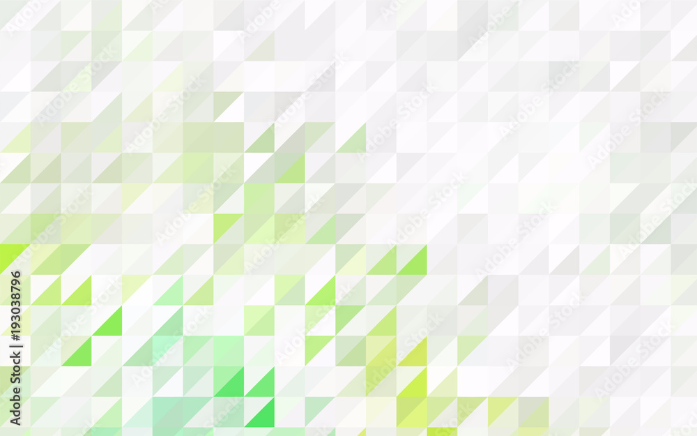 Dark Multicolor vector abstract pattern made up of colored triangles on white background.