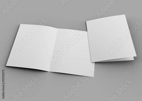 Fototapeta folded brochure