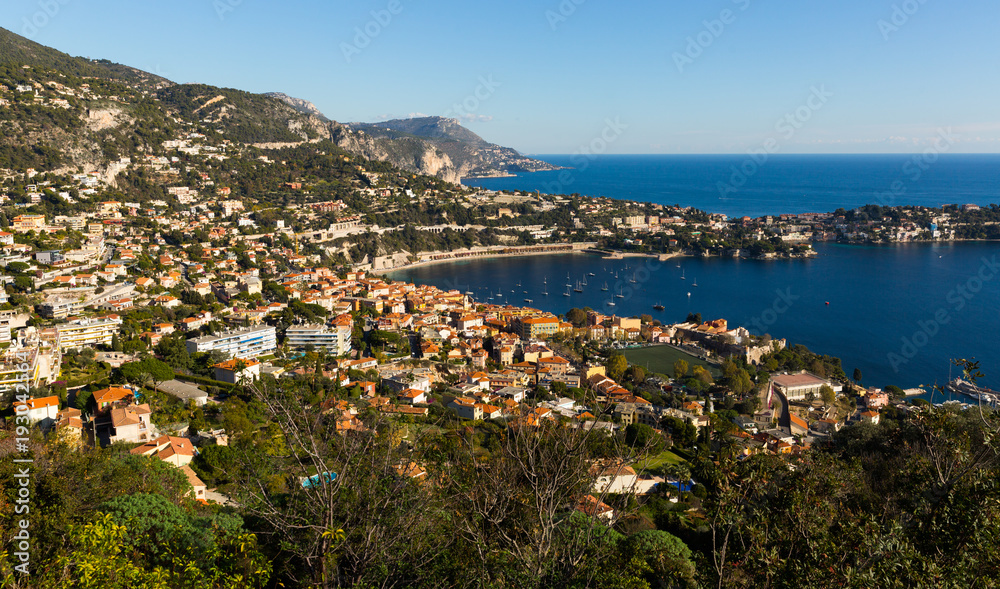 Panoramic view of Nica in France