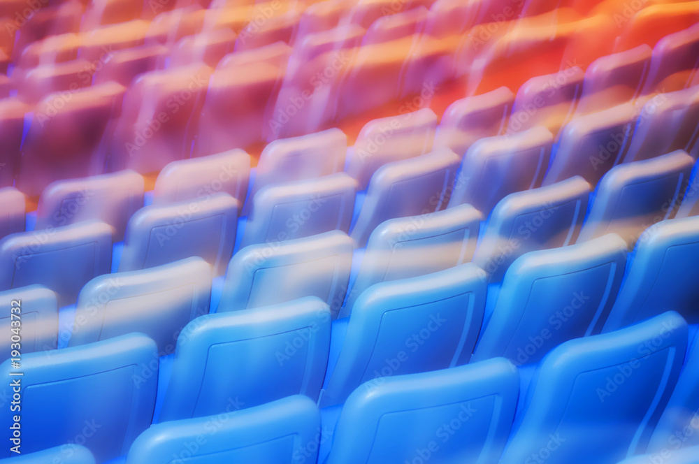 Naklejka premium Cadeiras coloridas