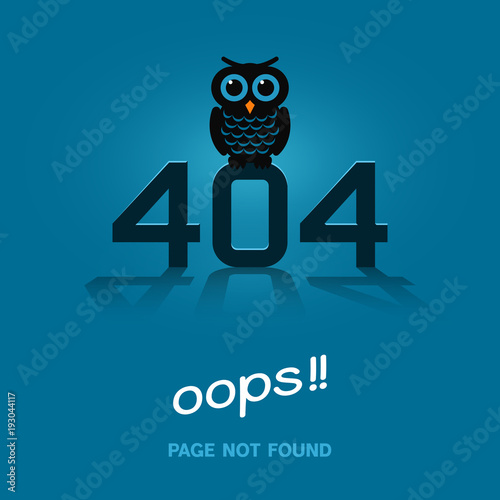 Error 404 oops page not found