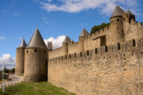 Carcassonne-city castle in France
