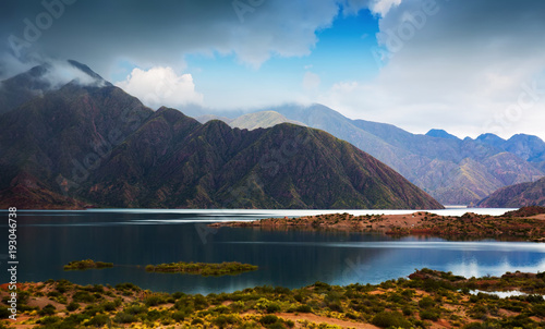 Potrerillos reservoir view
