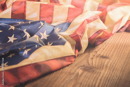 american flag background  photo