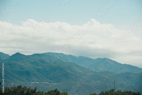 Pyrenees mountains landscape. photo