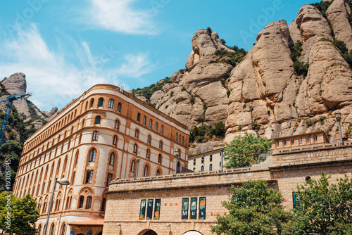 Abbey Santa Maria de Montserrat, Spain. Famous Virgin photo