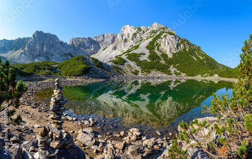 Sinanitsa lake and Sinanitsa summit, Pirin national park, Bulgaria