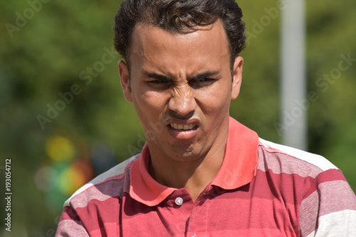Confused Hispanic Male