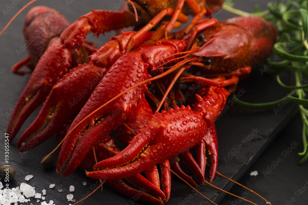 Delicious food. Cancer the river boiled Delicious food. Cancer the river boiled