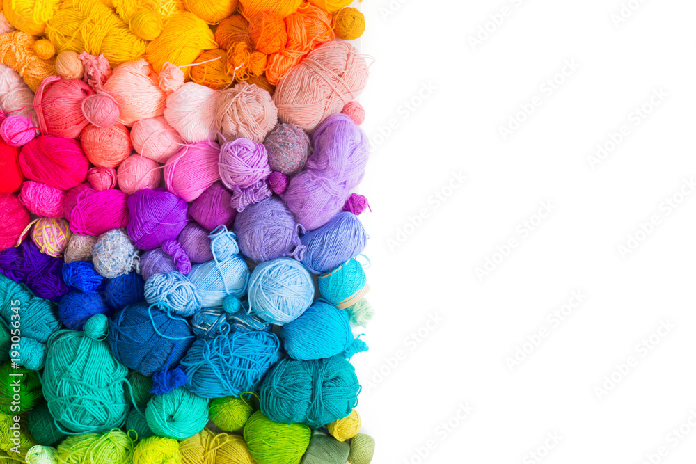 Colored Balls Yarn. Image & Photo (Free Trial)