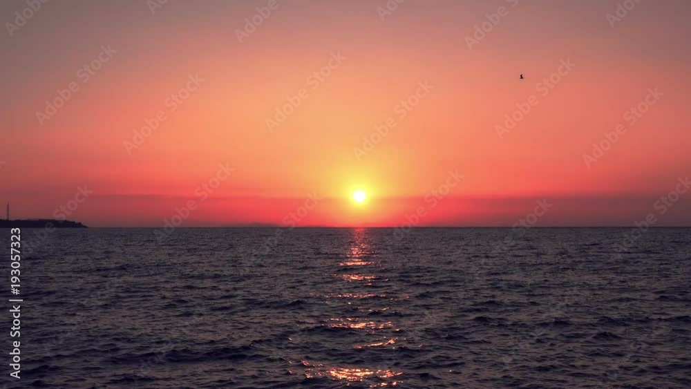 Beautiful sunrise over the sea Beautiful sunrise over the sea