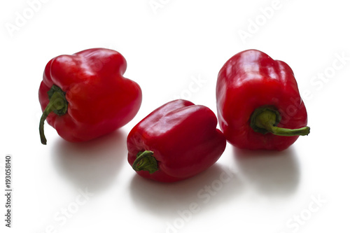 Bell pepper on white isolated background © roundex