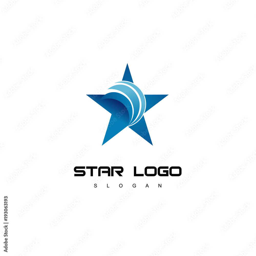 Obraz premium Star Logo Design