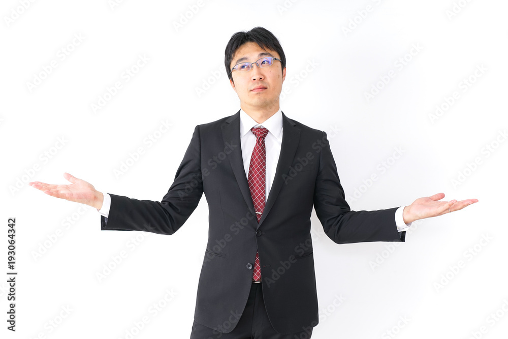 疑問・理解不能・ビジネスマン 疑問・理解不能・ビジネスマン
