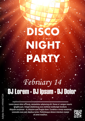 Disco night party 