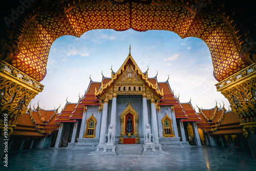 The Marble Temple, Wat Benchamabopitr Dusitvanaram Bangkok Thailand © Patrick Foto