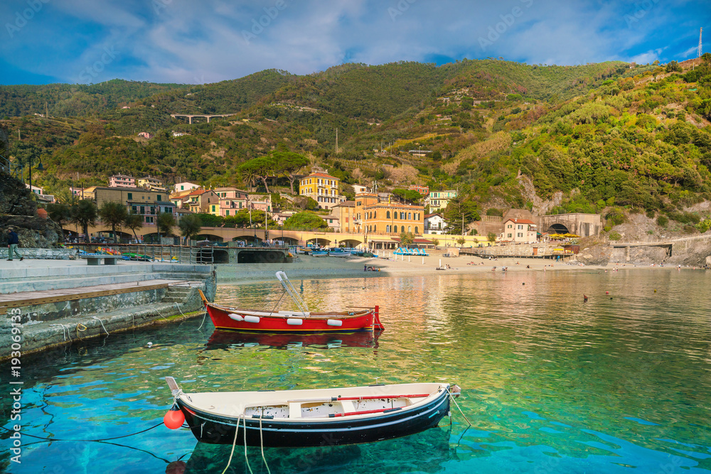 Monterosso al Mare, old seaside villages of the Cinque Terre in Italy