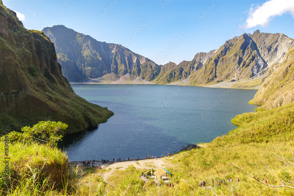 Beautiful landscape at Pinatubo Mountain Crater Lake