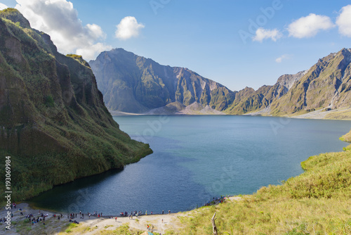 Beautiful landscape at Pinatubo Mountain Crater Lake