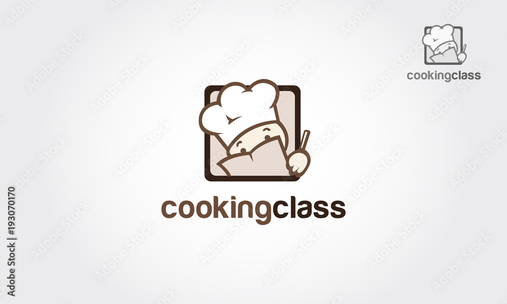 Cooking Class Vector Logo Design. it's a simple logo character. Cooking Class Vector Logo Design. it's a simple logo character.