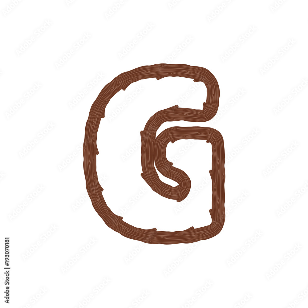 G Wood Letter Logo Icon Design G Wood Letter Logo Icon Design
