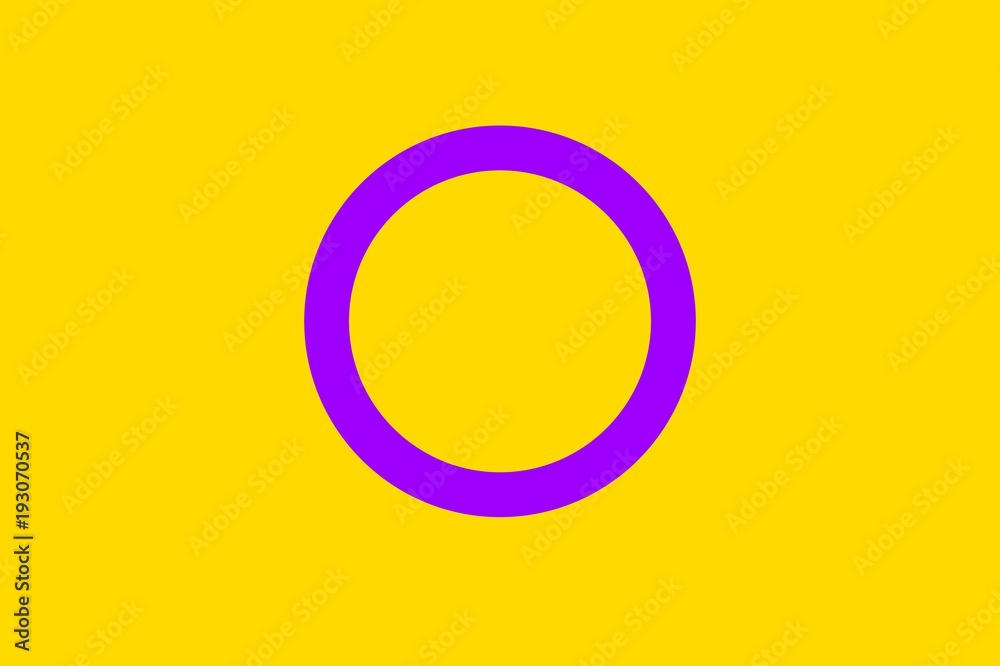 Intersexual symbol people, flat icon. Symbol of usual sexual orientation. Vector illustration of a colorful element Intersexual symbol people, flat icon. Symbol of usual sexual orientation. Vector illustration of a colorful element