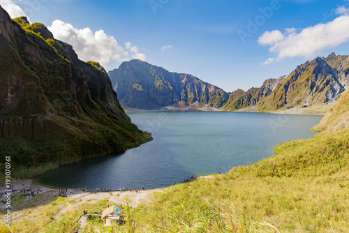 Beautiful landscape at Pinatubo Mountain Crater Lake