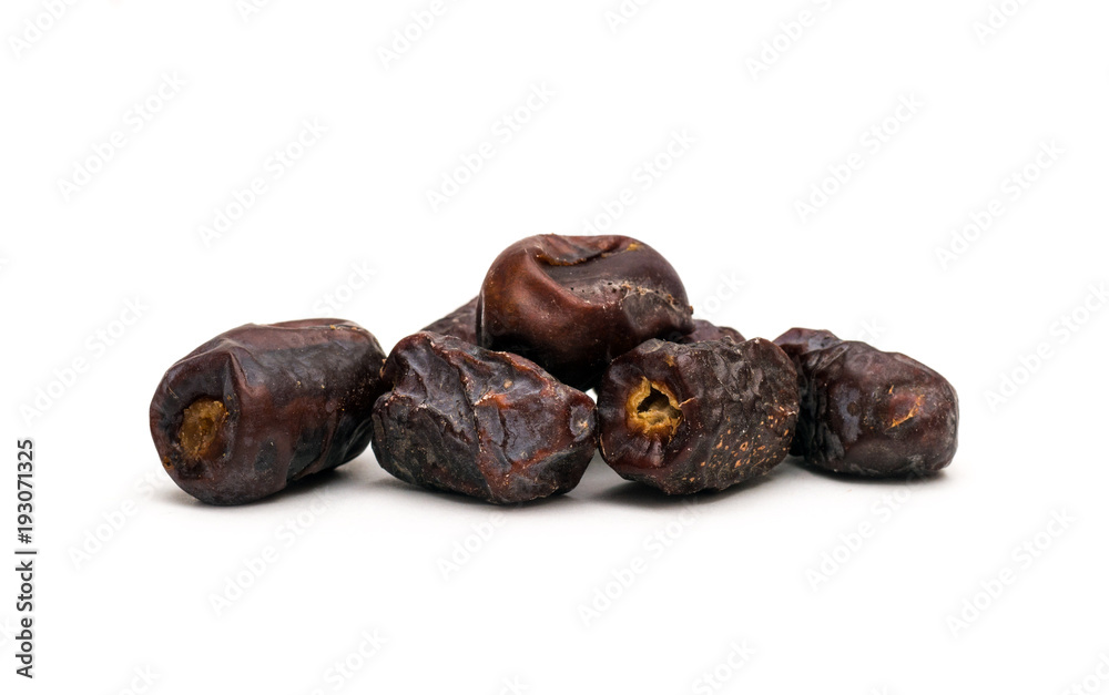 Obraz premium Dates on white background