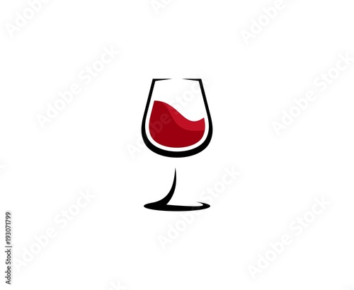 Wine glass logo
