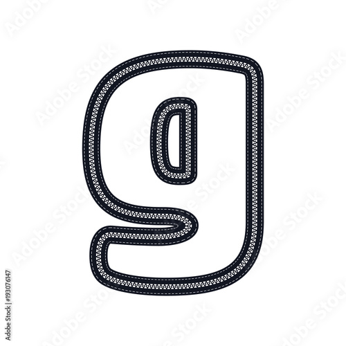 G Zipper Letter Logo Icon Design