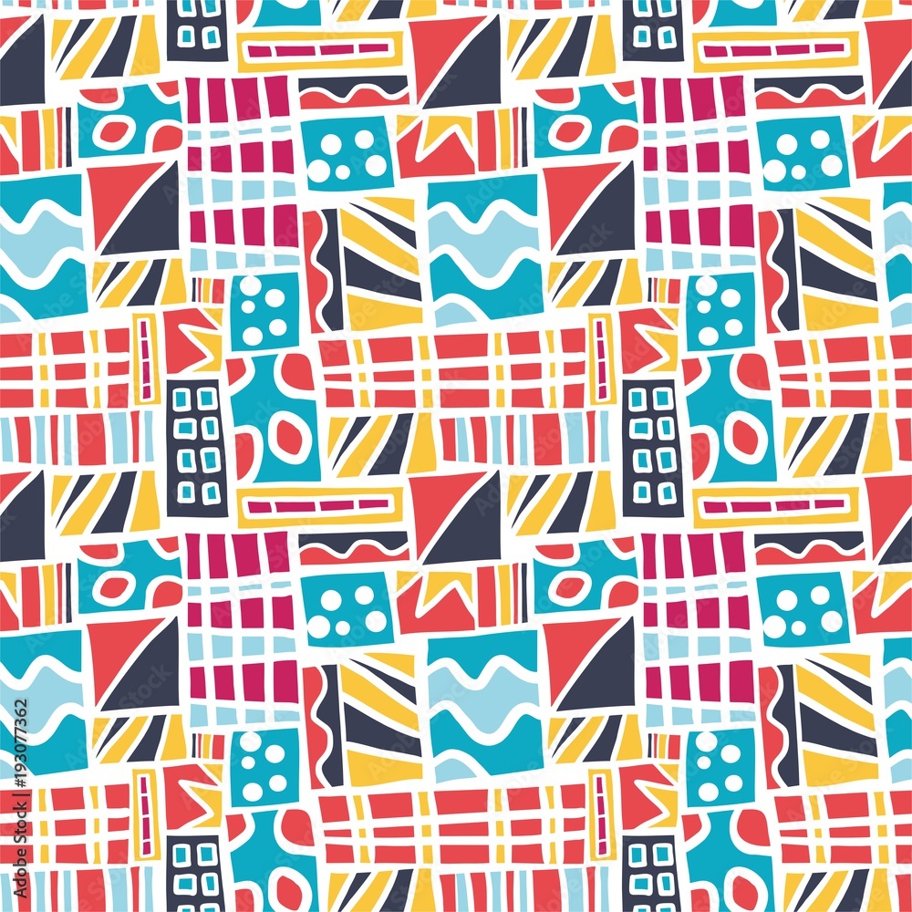 seamless pattern colorful abstract square background seamless pattern colorful abstract square background