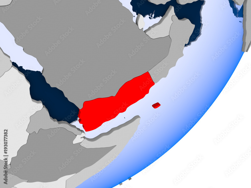 Fototapeta premium Map of Yemen