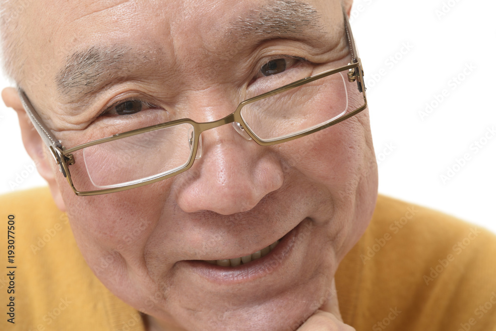 笑顔のシニア 笑顔のシニア