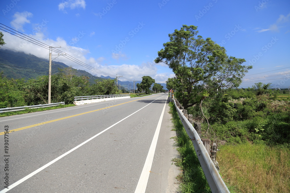 The beauty of the farmland in Guan Shan, Taitung Taiwan