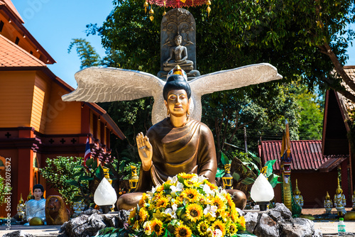 Buddhism statue at Wiang Ka Long cultural city photo