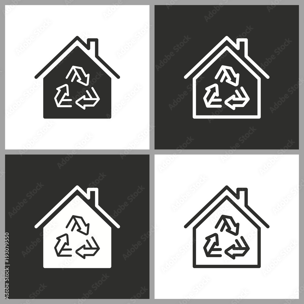 Home - vector icon. Home - vector icon.