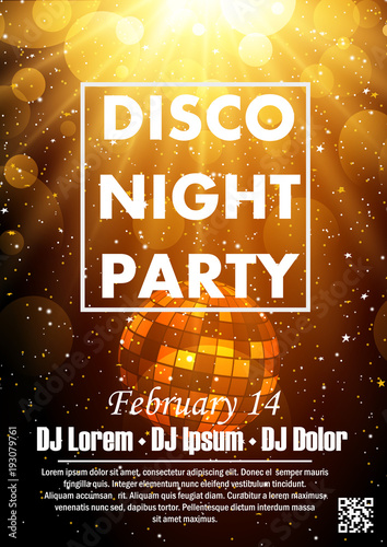 Disco night party 
