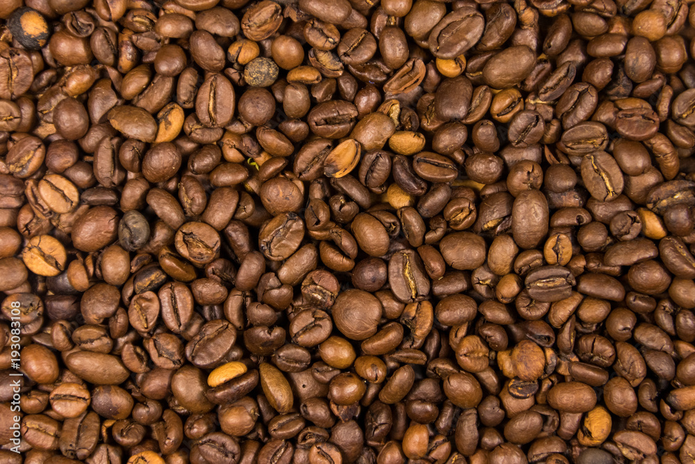 Coffee beans background