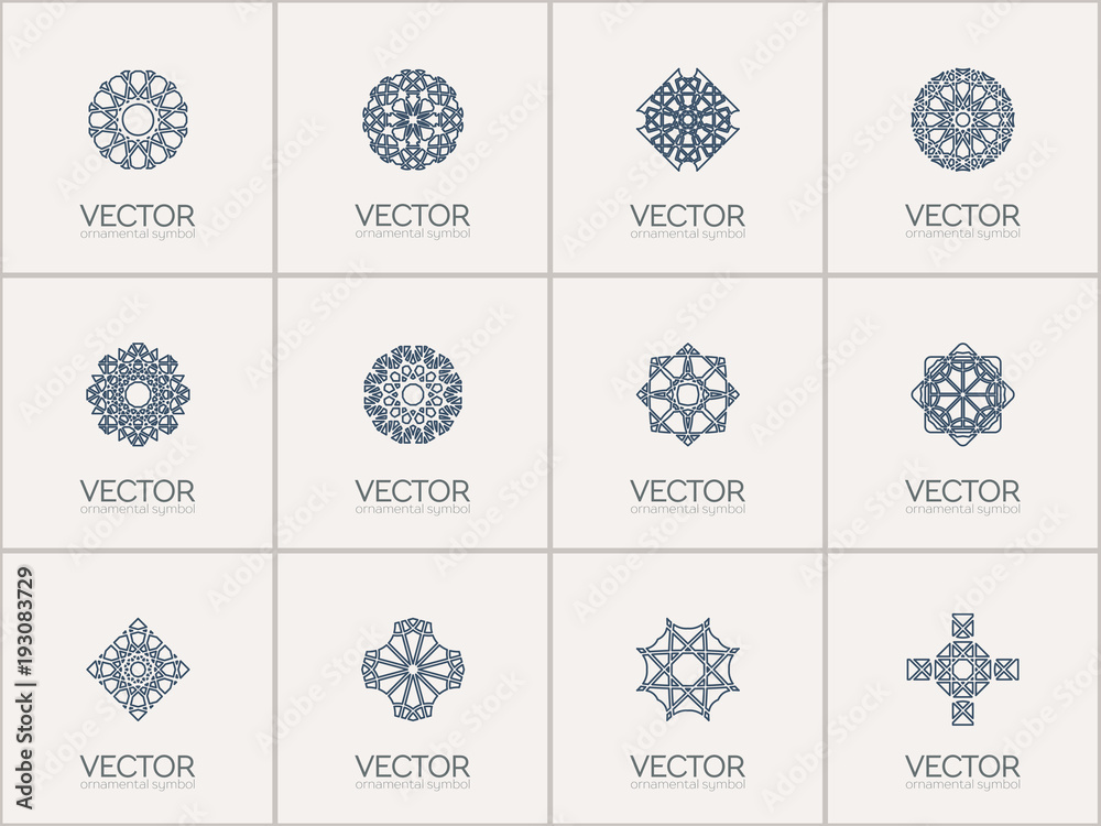 Vector geometric symbols