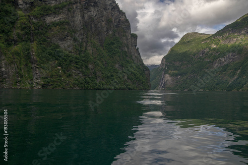 Dramatic fjord landscape in Norway