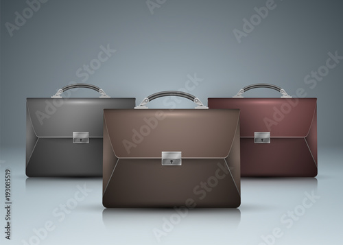 Briefcase, office - color business infographic Vector eps 10