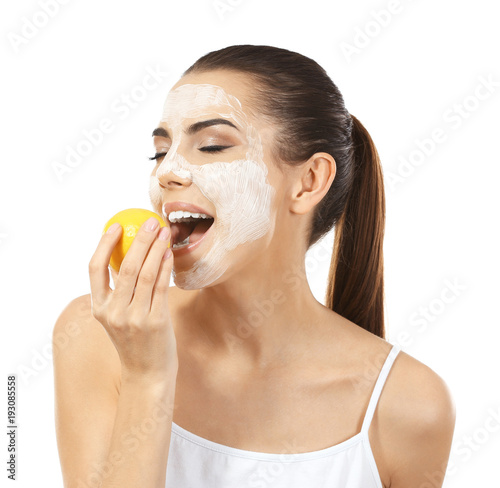 Beautiful young woman with ...