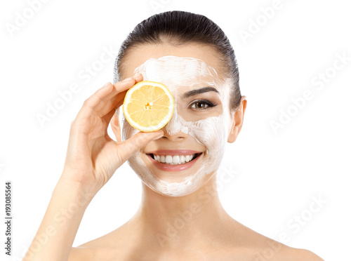 Beautiful young woman with ...